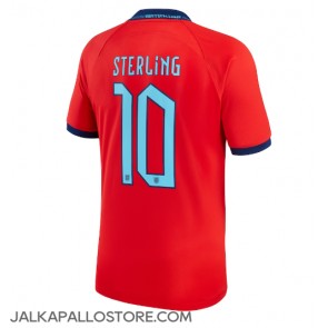 Englanti Raheem Sterling #10 Vieraspaita MM-kisat 2022 Lyhythihainen